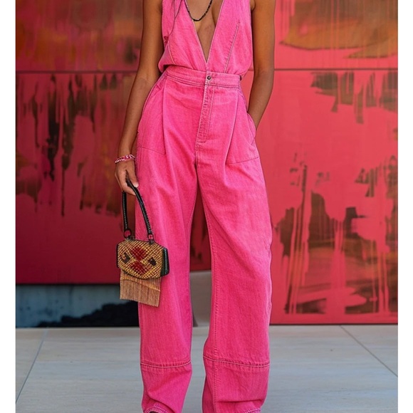 Super cute pink Jumper/ Size L - Picture 1 of 9